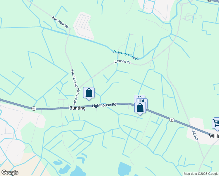 map of restaurants, bars, coffee shops, grocery stores, and more near 32997 Lighthouse Road in Selbyville