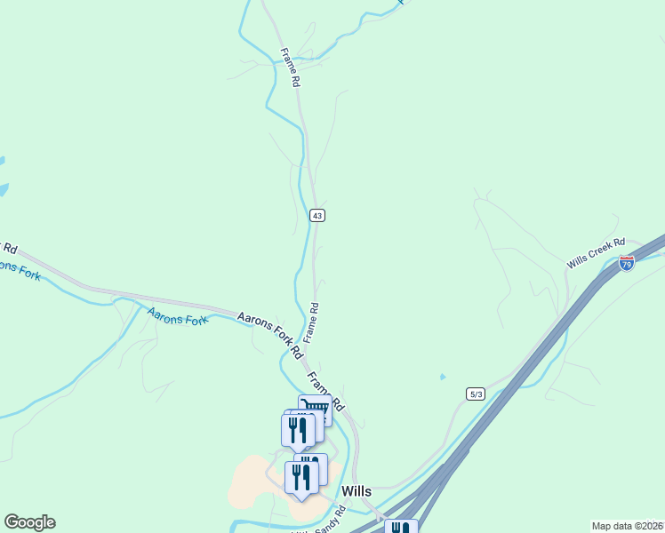 map of restaurants, bars, coffee shops, grocery stores, and more near 3028 Ellison Road in Elkview