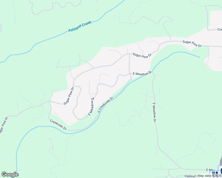 map of restaurants, bars, coffee shops, grocery stores, and more near 25714 East Meadow Drive in Pioneer