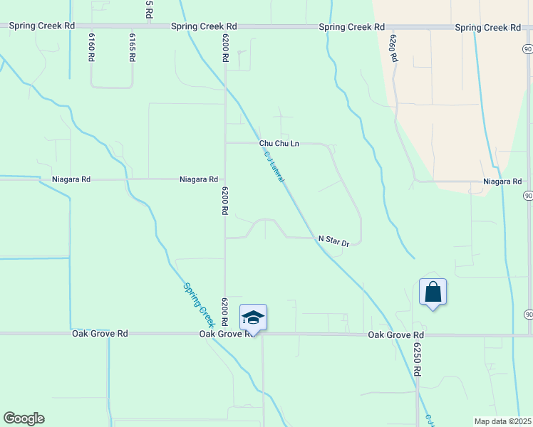 map of restaurants, bars, coffee shops, grocery stores, and more near 62151 North Star Drive in Montrose