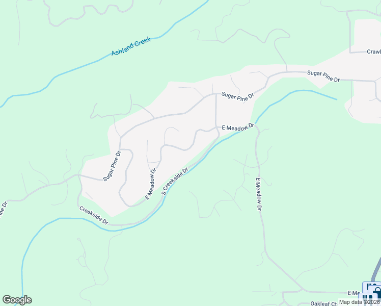 map of restaurants, bars, coffee shops, grocery stores, and more near 25714 East Meadow Drive in Pioneer