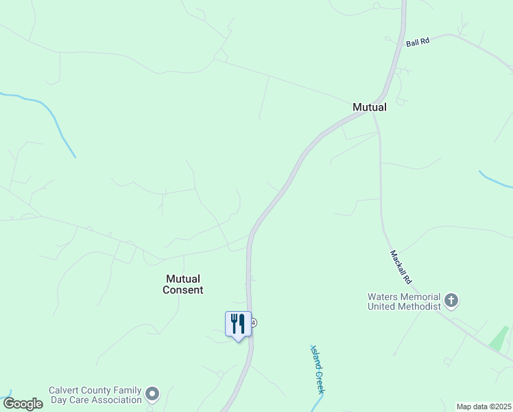 map of restaurants, bars, coffee shops, grocery stores, and more near 4905 Broomes Island Road in Port Republic