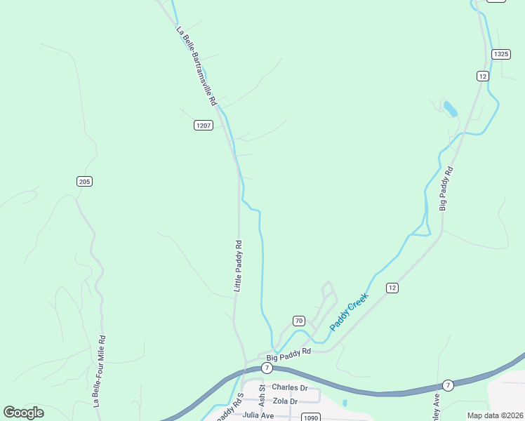 map of restaurants, bars, coffee shops, grocery stores, and more near 859 County Road 70 in Proctorville