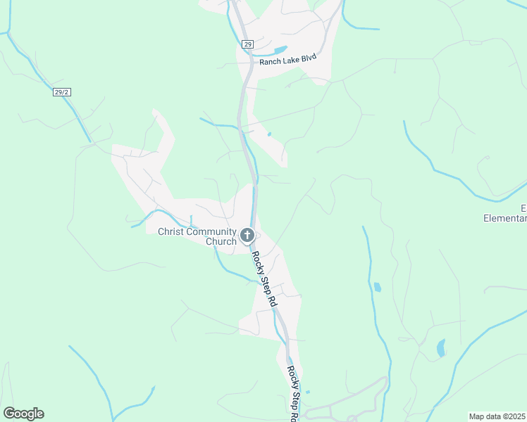 map of restaurants, bars, coffee shops, grocery stores, and more near 826 Rocky Step Road in Winfield