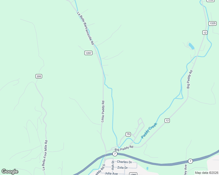 map of restaurants, bars, coffee shops, grocery stores, and more near 859 County Road 70 in Proctorville