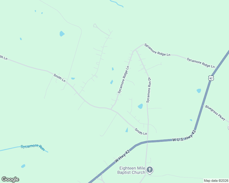map of restaurants, bars, coffee shops, grocery stores, and more near 4809 Sycamore Ridge Lane in La Grange