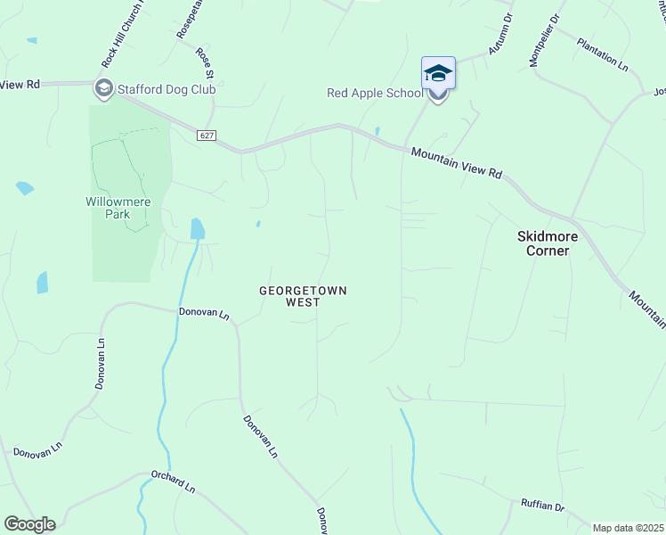 map of restaurants, bars, coffee shops, grocery stores, and more near 140 Sequester Drive in Stafford