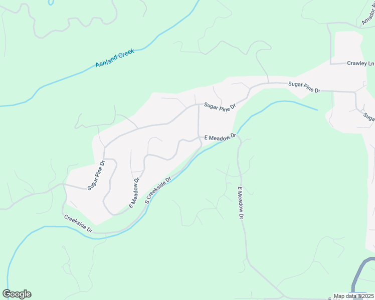 map of restaurants, bars, coffee shops, grocery stores, and more near 25824 Meadow Drive in Pioneer