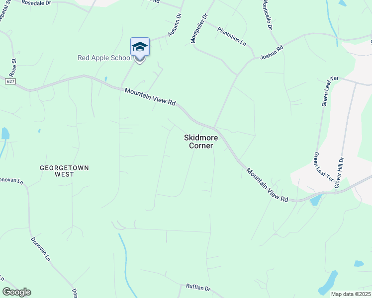 map of restaurants, bars, coffee shops, grocery stores, and more near 7 Carter Ln in Stafford