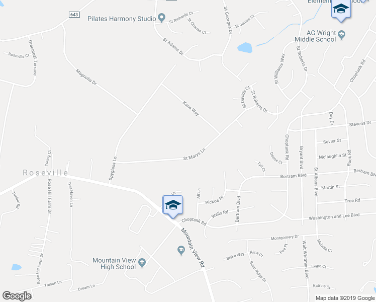 map of restaurants, bars, coffee shops, grocery stores, and more near 138 Saint Marys Lane in Stafford