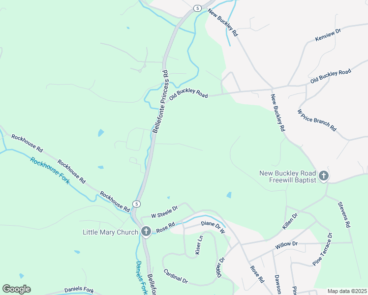 map of restaurants, bars, coffee shops, grocery stores, and more near 1601-1799 West Felty Road in Ashland