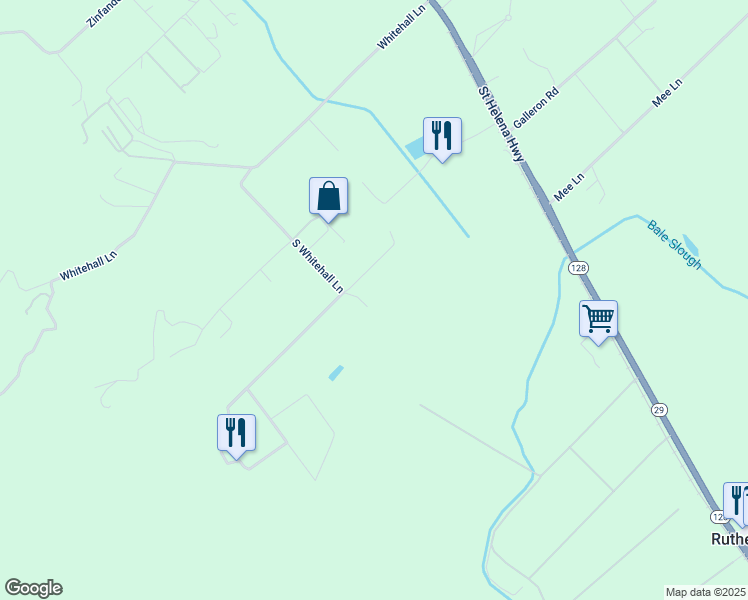 map of restaurants, bars, coffee shops, grocery stores, and more near South Whitehall Lane in Saint Helena