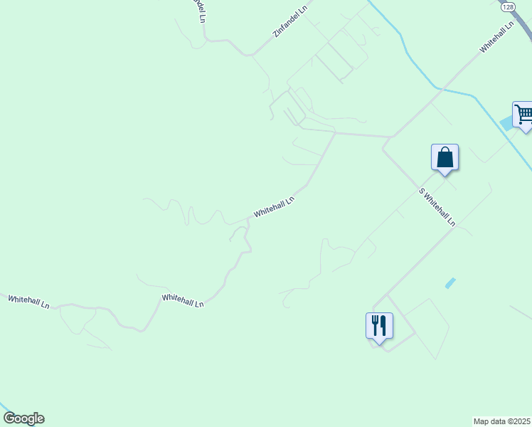 map of restaurants, bars, coffee shops, grocery stores, and more near 1519-1573 Whitehall Lane in Saint Helena