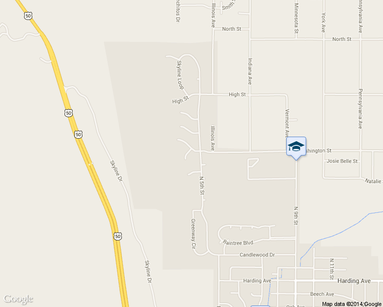 map of restaurants, bars, coffee shops, grocery stores, and more near 410 Washington Street in Cañon City