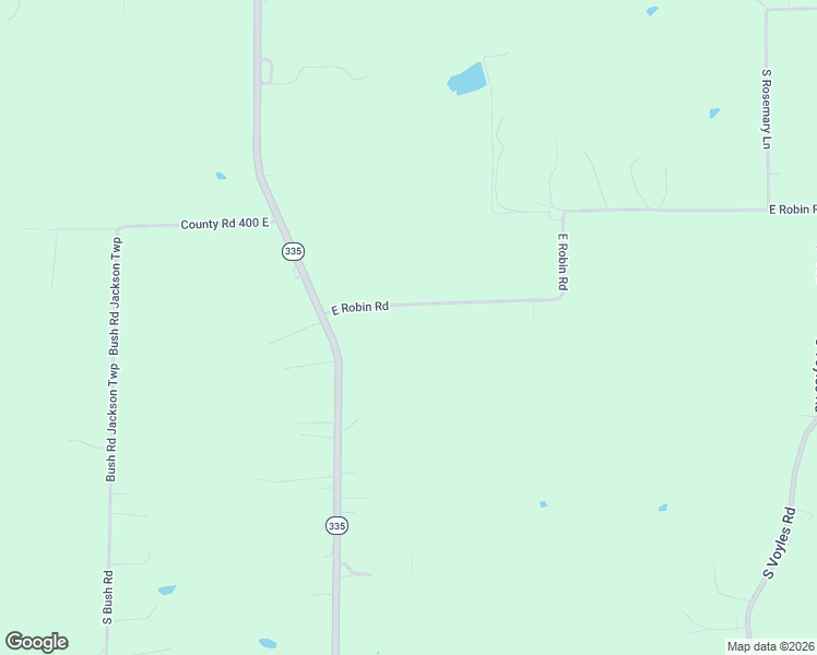 map of restaurants, bars, coffee shops, grocery stores, and more near 4595 East Robin Road in New Pekin