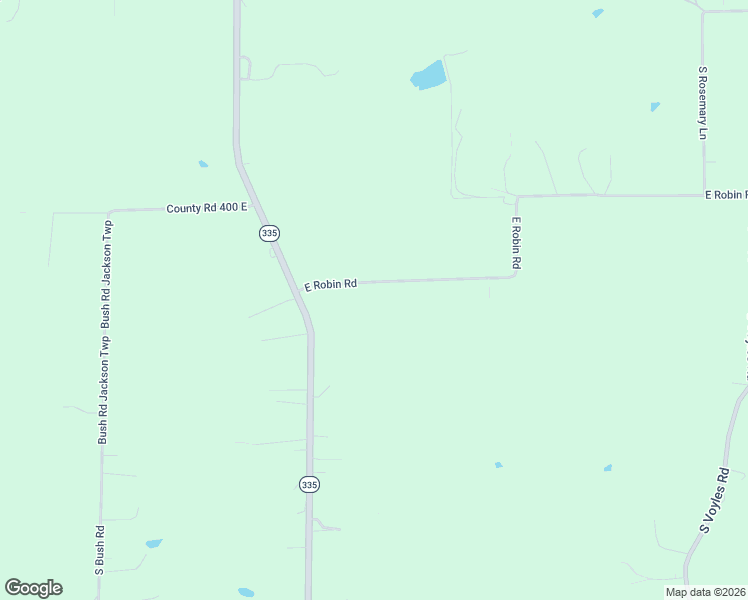 map of restaurants, bars, coffee shops, grocery stores, and more near 4595 East Robin Road in New Pekin