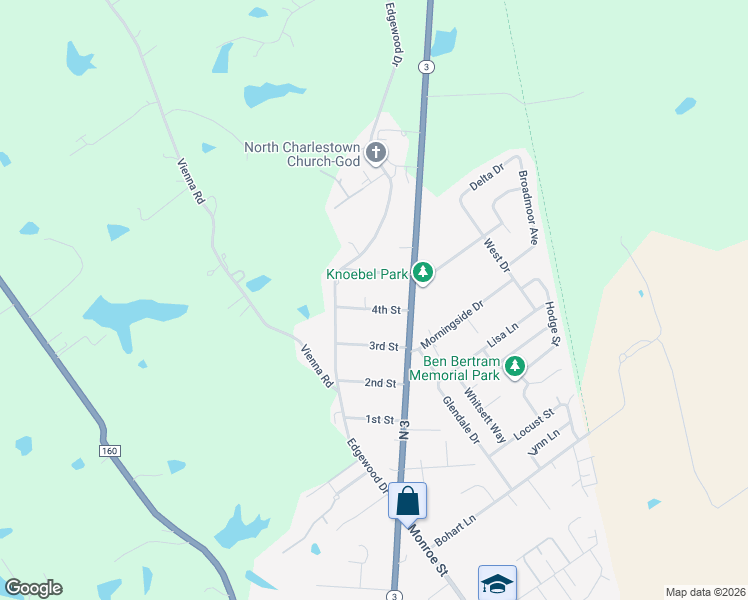 map of restaurants, bars, coffee shops, grocery stores, and more near 150 4th Street in Charlestown