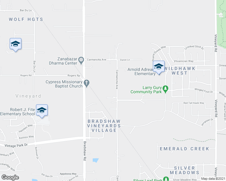 map of restaurants, bars, coffee shops, grocery stores, and more near 7946 Carmencita Avenue in Sacramento