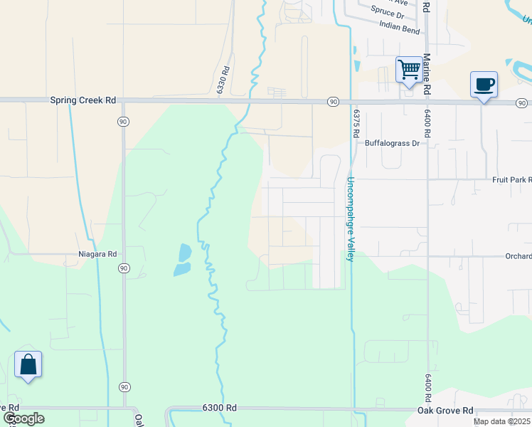 map of restaurants, bars, coffee shops, grocery stores, and more near 521 Alta Lakes Avenue in Montrose