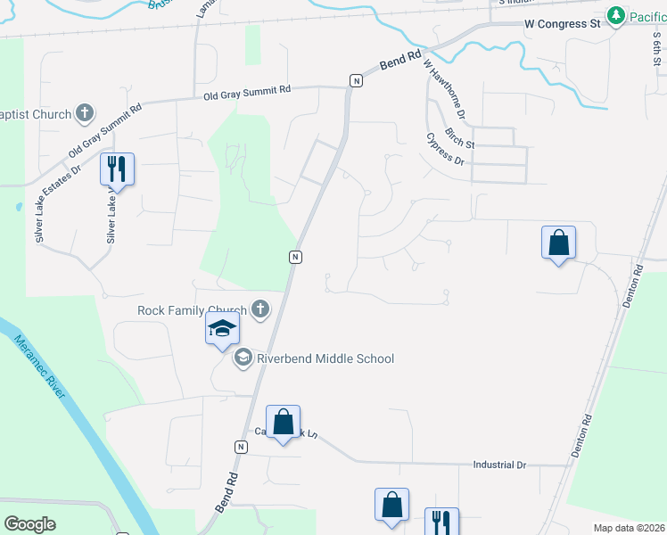 map of restaurants, bars, coffee shops, grocery stores, and more near 1920 Highway North in Pacific