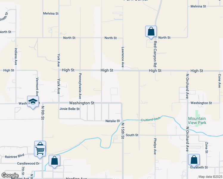 map of restaurants, bars, coffee shops, grocery stores, and more near 48 Un Road in Cañon City