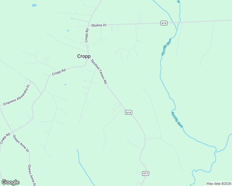 map of restaurants, bars, coffee shops, grocery stores, and more near 406 Spotted Tavern Road in Fredericksburg