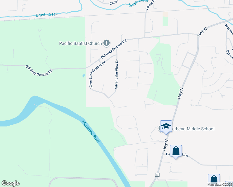 map of restaurants, bars, coffee shops, grocery stores, and more near 944 Silver Lake View Drive in Pacific
