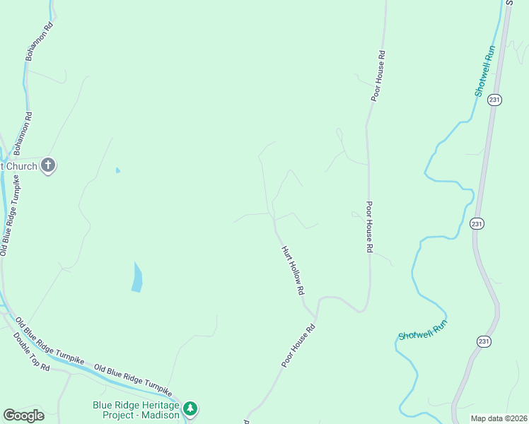 map of restaurants, bars, coffee shops, grocery stores, and more near 224-242 Hurt Hollow Road in Madison