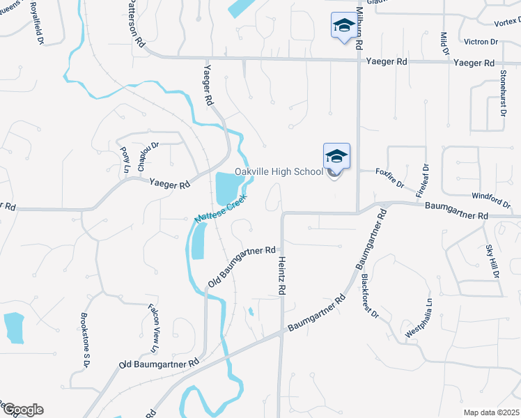 map of restaurants, bars, coffee shops, grocery stores, and more near 5593 Baronridge Drive in St. Louis