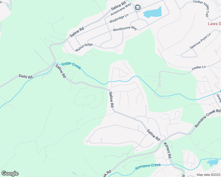 map of restaurants, bars, coffee shops, grocery stores, and more near 2716 Saline Road in Fenton