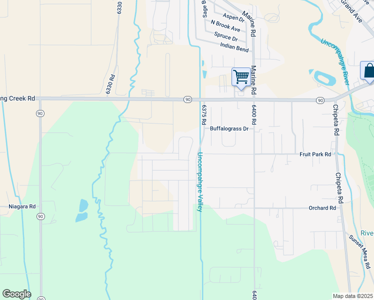 map of restaurants, bars, coffee shops, grocery stores, and more near 400 Howard Fork Avenue in Montrose