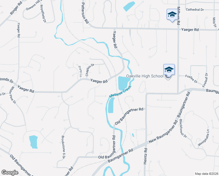 map of restaurants, bars, coffee shops, grocery stores, and more near 3502 Crystal Lawn Court in St. Louis