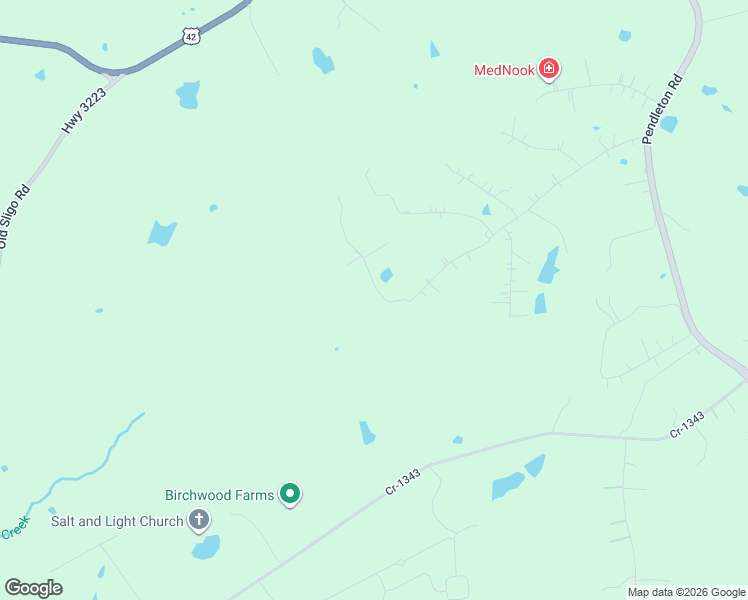 map of restaurants, bars, coffee shops, grocery stores, and more near 906 Cedar Run Road in Pendleton