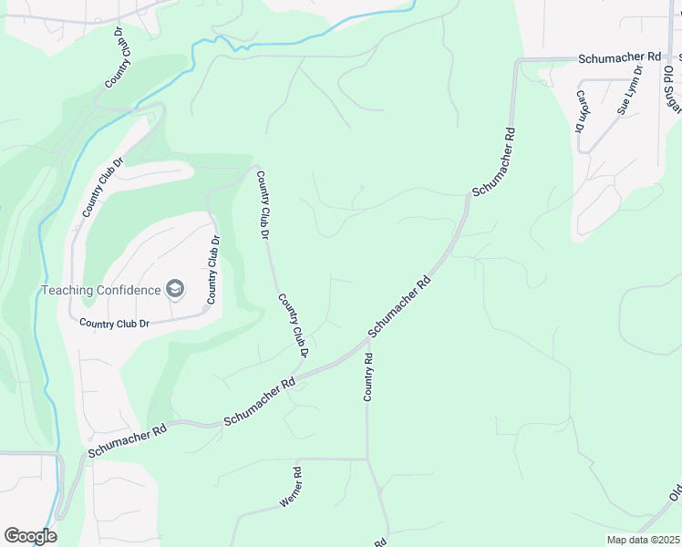 map of restaurants, bars, coffee shops, grocery stores, and more near 2504 Greenway Drive in High Ridge