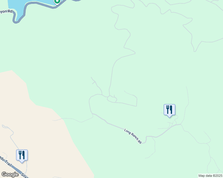 map of restaurants, bars, coffee shops, grocery stores, and more near 40 Long Ranch Road in St. Helena