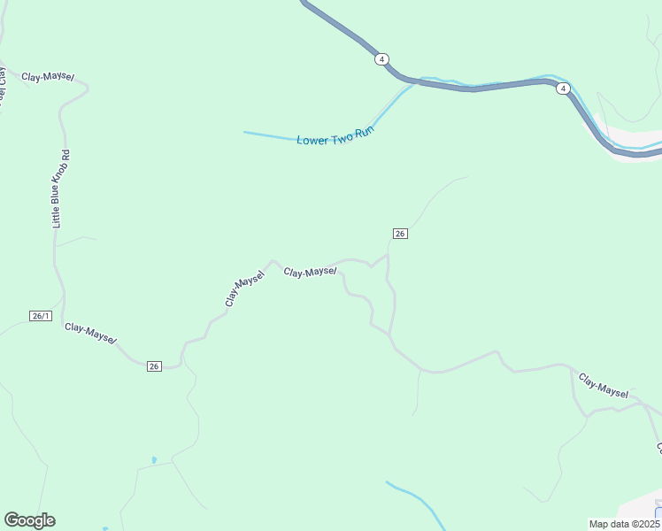 map of restaurants, bars, coffee shops, grocery stores, and more near Clay-Maysel in Maysel