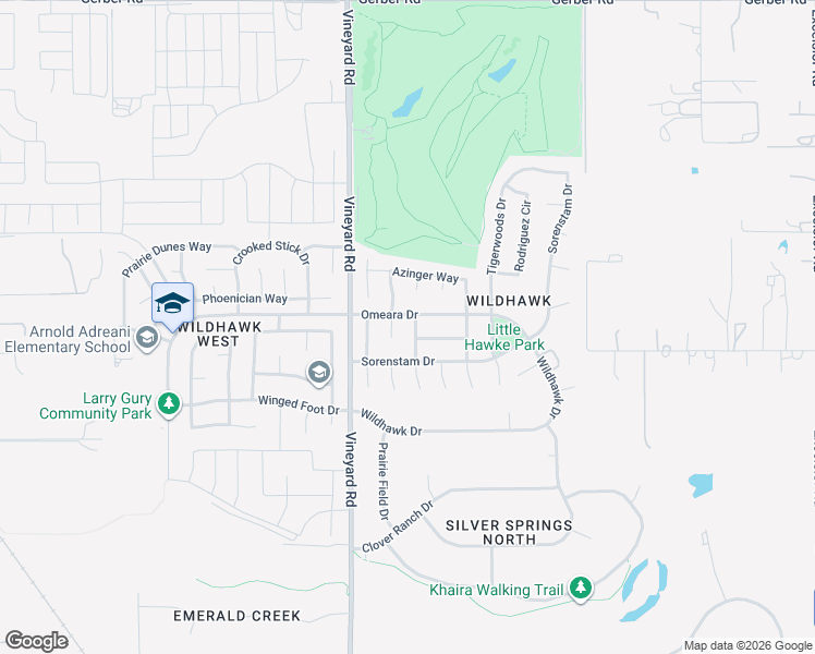 map of restaurants, bars, coffee shops, grocery stores, and more near 10135 Omeara Drive in Sacramento