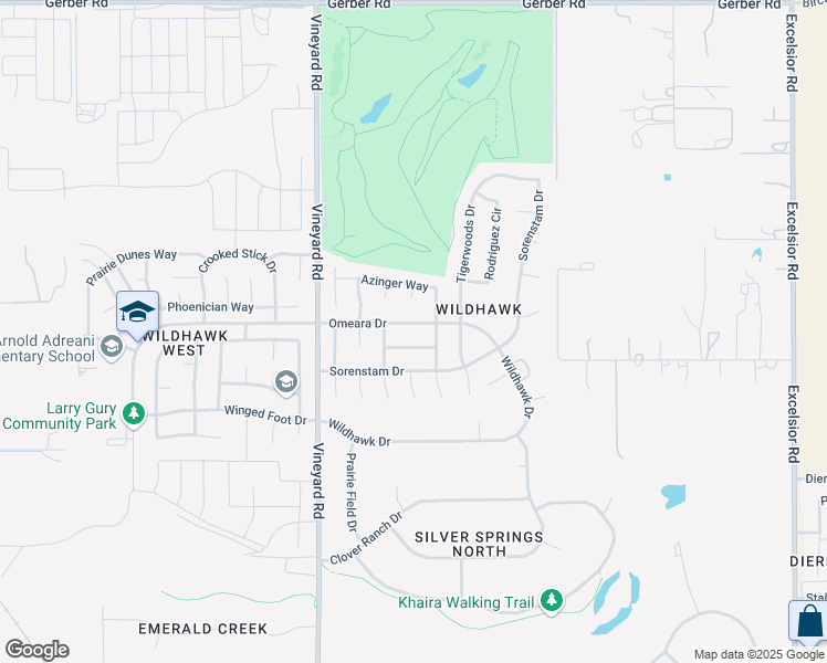 map of restaurants, bars, coffee shops, grocery stores, and more near 10162 Omeara Drive in Sacramento