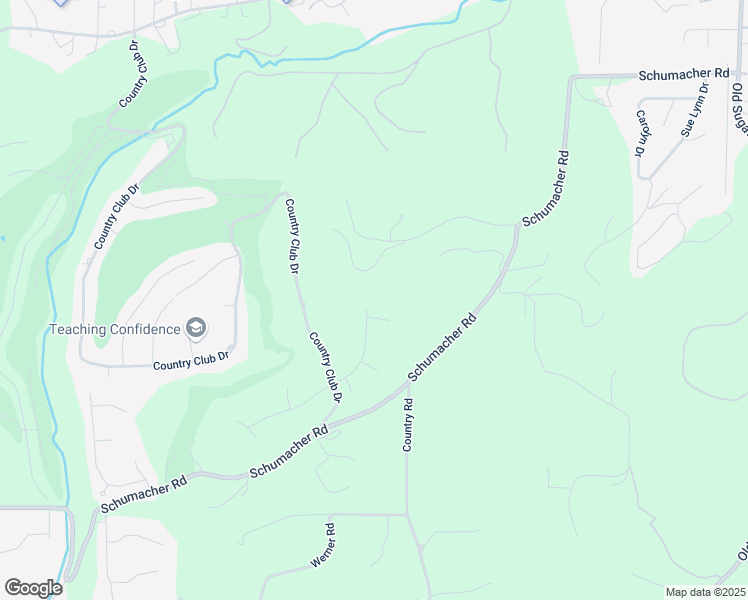 map of restaurants, bars, coffee shops, grocery stores, and more near 2504 Greenway Drive in High Ridge