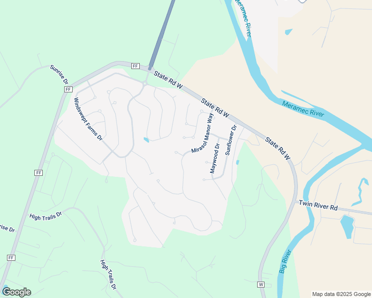 map of restaurants, bars, coffee shops, grocery stores, and more near 5283 Mirasol Manor Way in Eureka