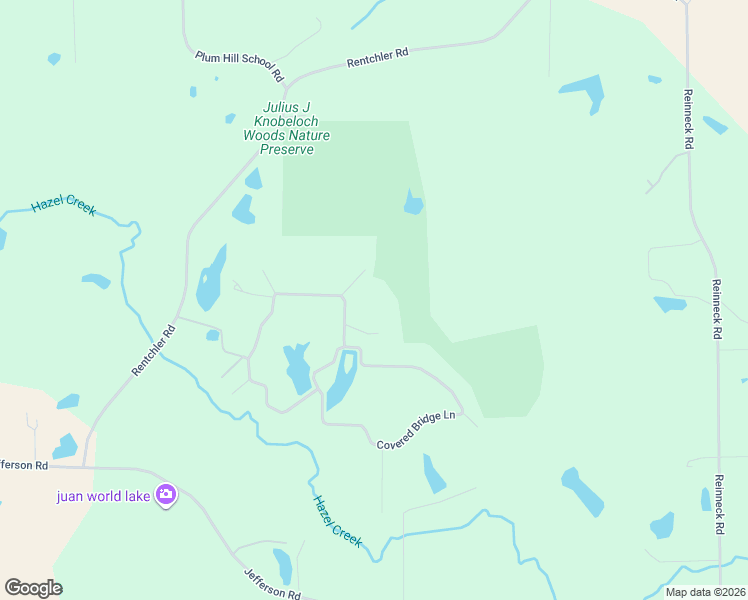 map of restaurants, bars, coffee shops, grocery stores, and more near 410 Covered Bridge Lane in Belleville
