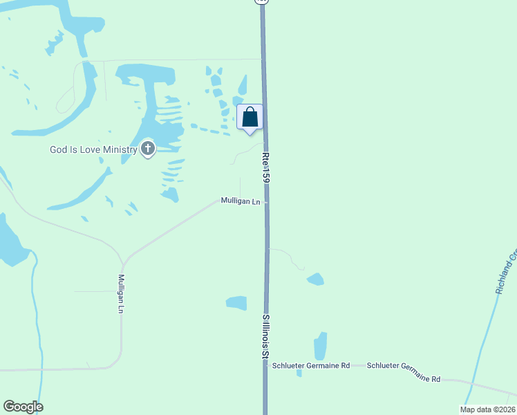 map of restaurants, bars, coffee shops, grocery stores, and more near 2707 Illinois 159 in Belleville