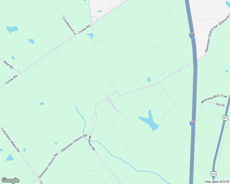 map of restaurants, bars, coffee shops, grocery stores, and more near 1223 Ebenezer Church Road in Memphis