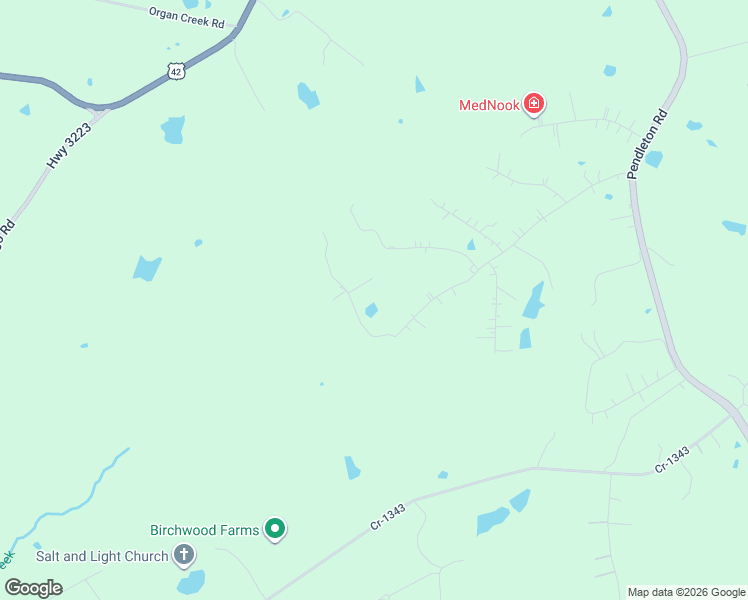 map of restaurants, bars, coffee shops, grocery stores, and more near 906 Cedar Run Road in Pendleton