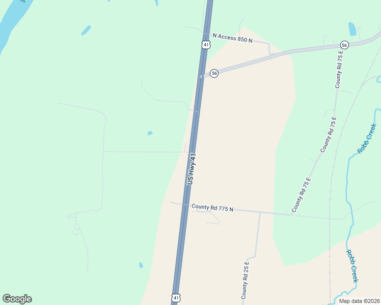 map of restaurants, bars, coffee shops, grocery stores, and more near 800 North in Gibson County