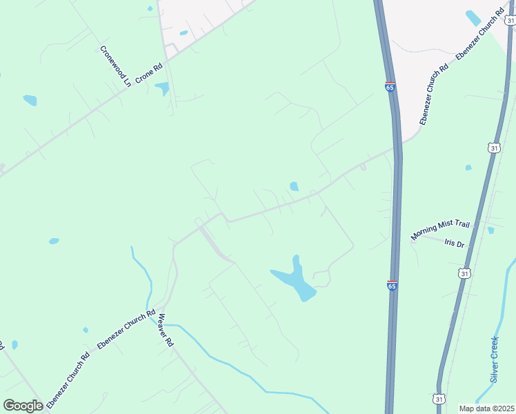 map of restaurants, bars, coffee shops, grocery stores, and more near 1207 Ebenezer Church Road in Memphis