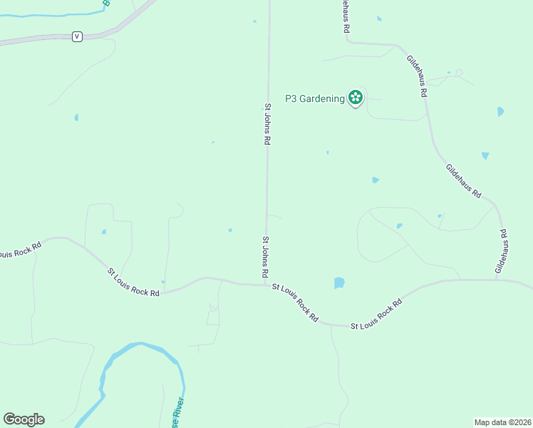 map of restaurants, bars, coffee shops, grocery stores, and more near 5764 Saint Johns Road in Villa Ridge