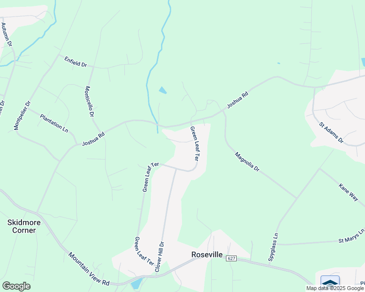 map of restaurants, bars, coffee shops, grocery stores, and more near 8 Roseville Court in Stafford