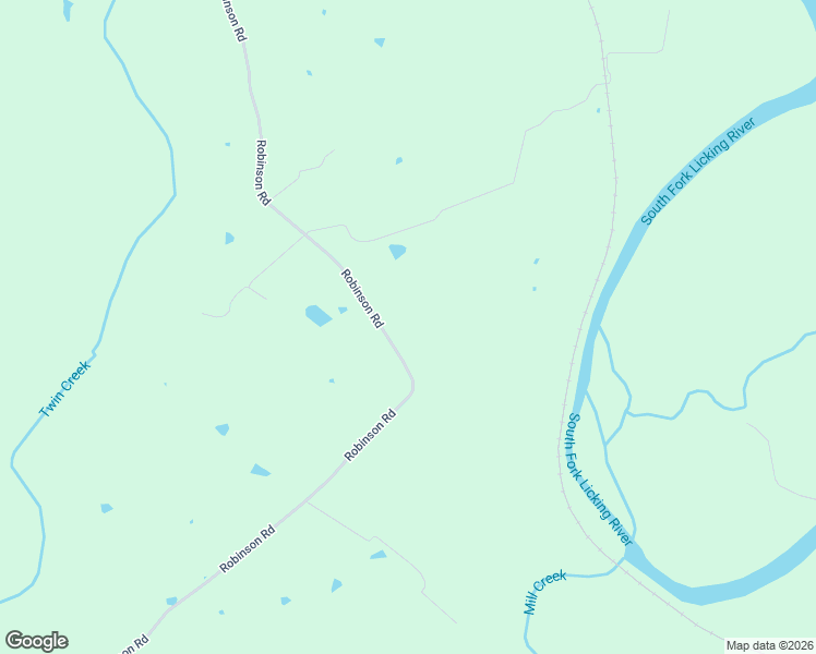 map of restaurants, bars, coffee shops, grocery stores, and more near 1330 Robinson Road in Cynthiana