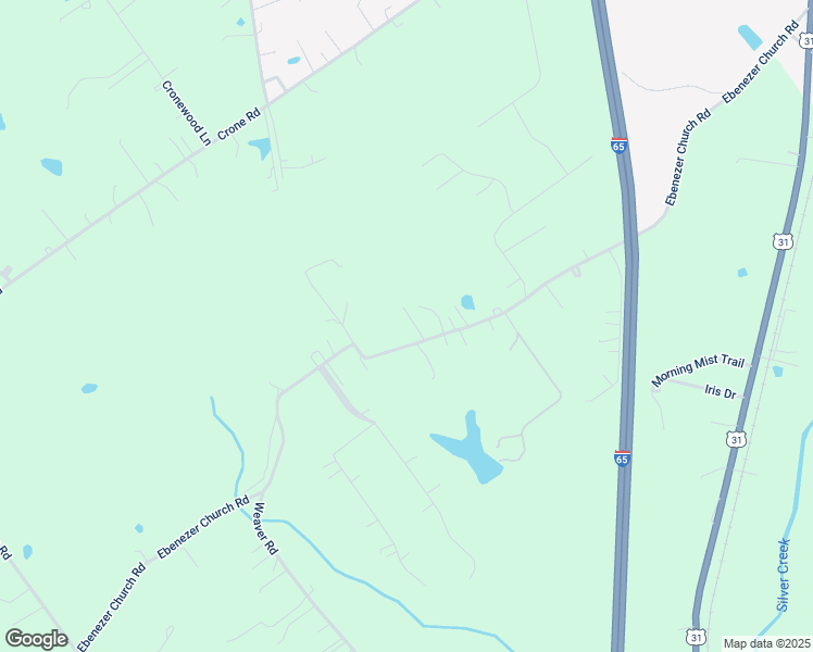 map of restaurants, bars, coffee shops, grocery stores, and more near 1207 Ebenezer Church Road in Memphis